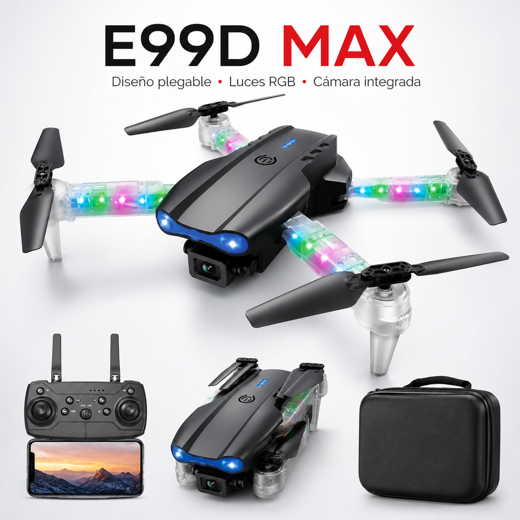 Drone E99D Max: Captura el Mundo desde las Alturas.