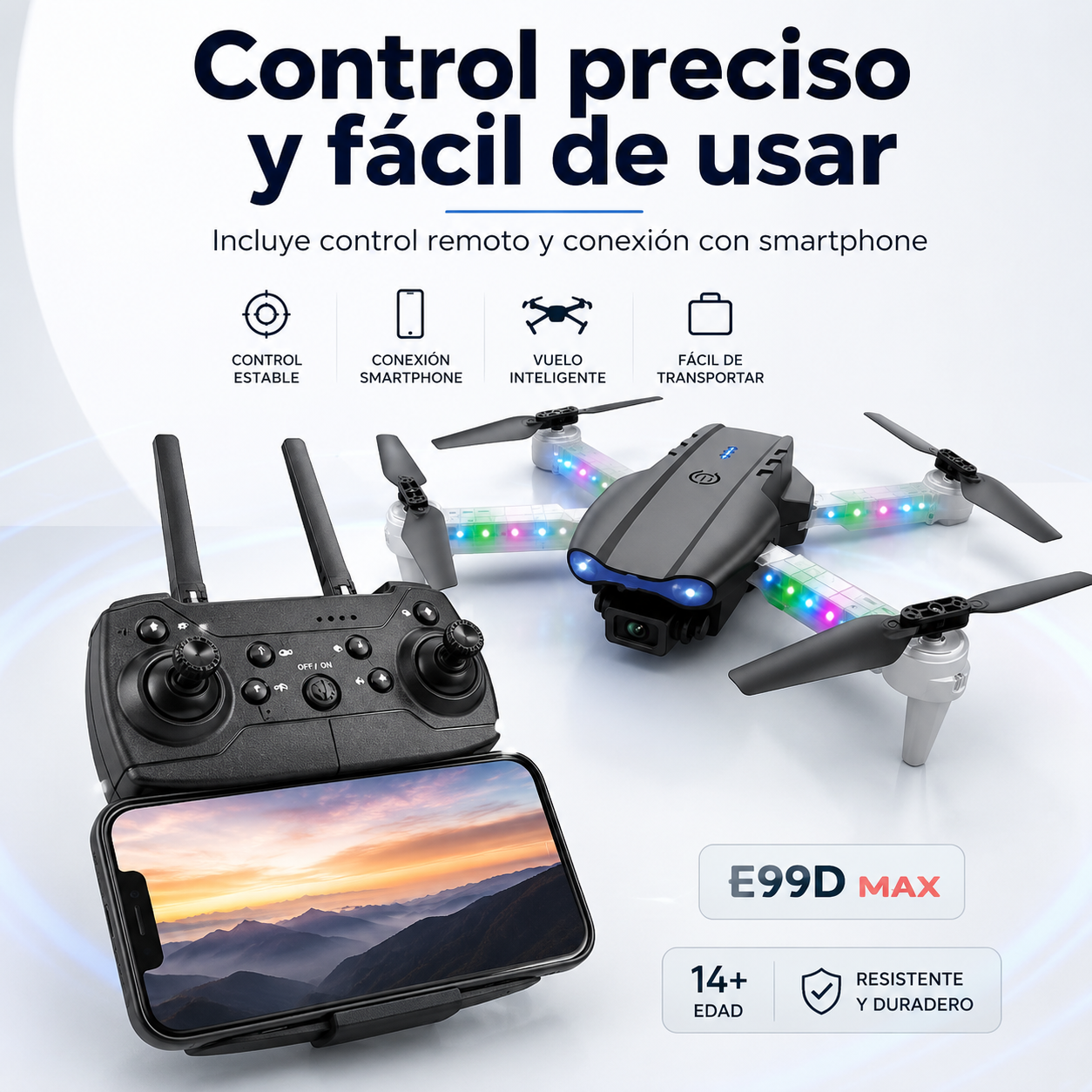 Drone E99D Max: Captura el Mundo desde las Alturas.